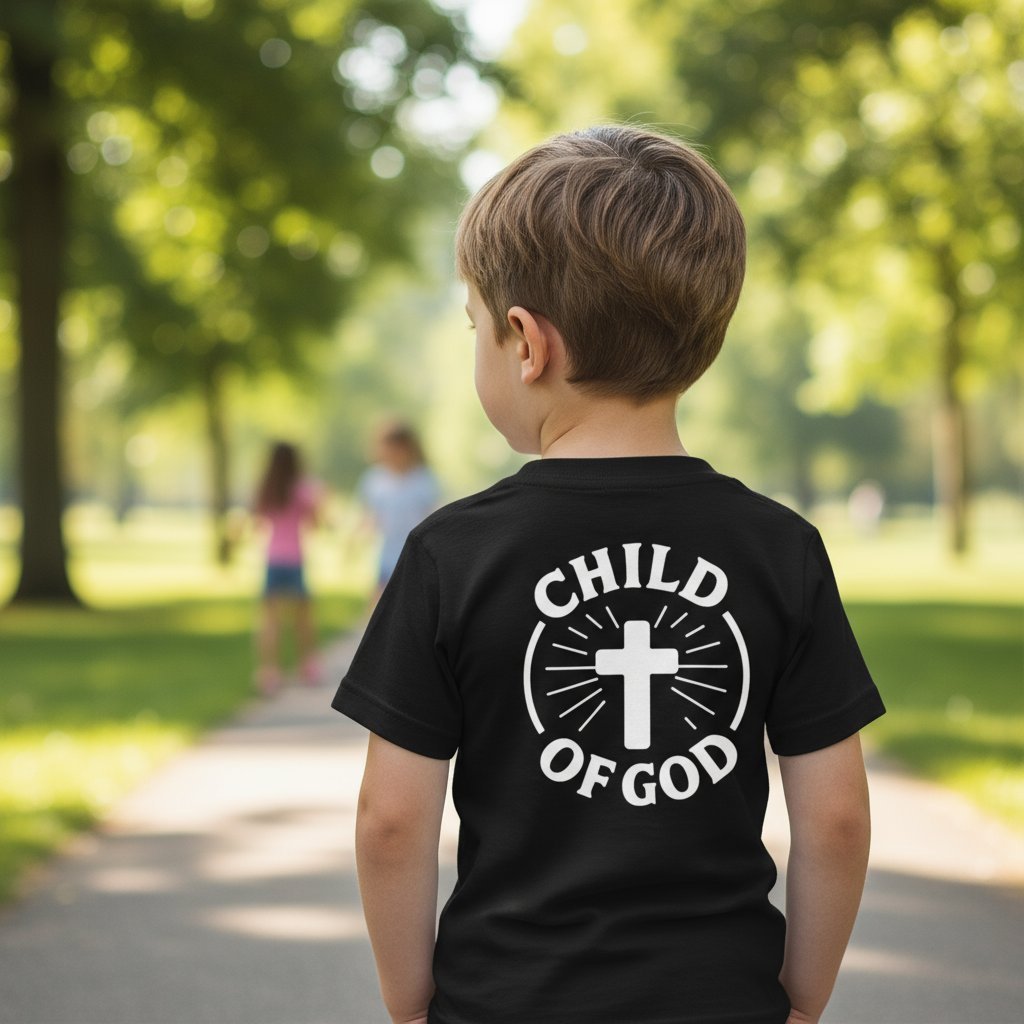 Kids Child of God with Cross