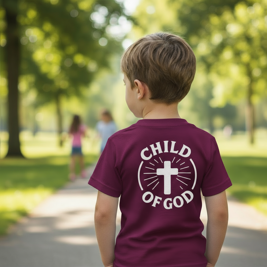 Kids Child of God with Cross