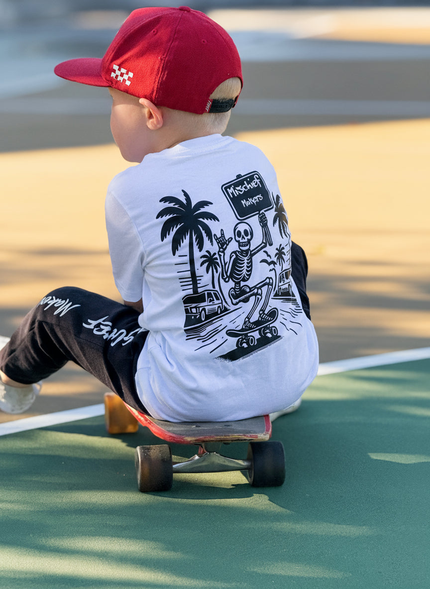 We’re a mother and daughter owned brand that was simply tired of boring kids’ tees. So, we decided to change the game.
What started as a small idea turned into a fun, creative space where style meets personality. From mischief and chaos to faith and sunshine, our collections are designed to let kids be exactly who they are  bold, bright, and full of life
